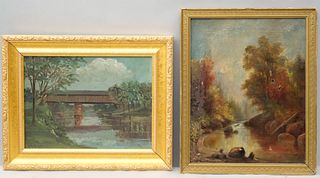 Lot of 2 paintings, Arthur Hillery