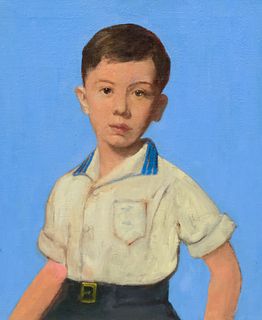 Style of Norman Rockwell, Portrait of a Boy