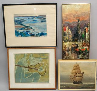 Group of Four Artworks