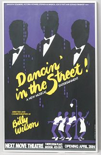 Signed Playbill, "Dancing in the Street"