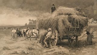 Julien Dupre, The Hay Wagon