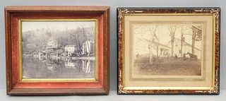 Lot of Two 19th Century Photos of Catskill, NY