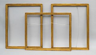 Group of 3 Matching Louis XVI Giltwood Frames