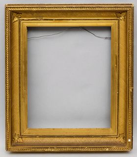 American Quilted Cove Gilt Frame