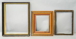 Lot of Three Wooden Frames
