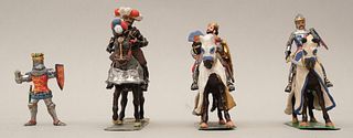 Group of Ken Kearsley Mounted Toy Knights