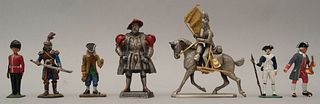 Group of Cast Metal Toy Soldiers
