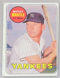 1969 Topps Mickey Mantle Card #500