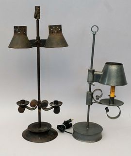 Tin Adjustable Lamp & Candelabra