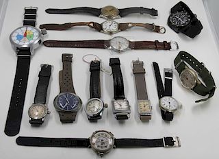 WATCHES. Men's Watch Grouping.