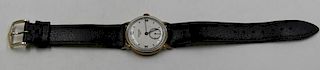 WATCH. Men's Vintage 18kt Gold Longines Watch.