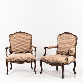 Pair of Louis XVI-style Armchairs