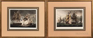 After Thomas Whitcombe (British, 1763-1824)

Nineteen Plates from The Naval Achievements of Great Britain from the Year 1793 to 1817
Published in 1816
