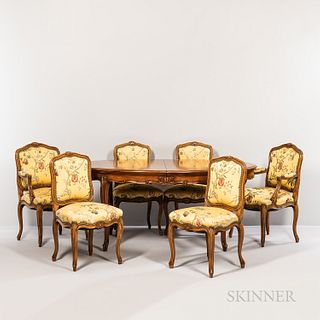 Suite of Custom Louis XV-style Dining Furniture