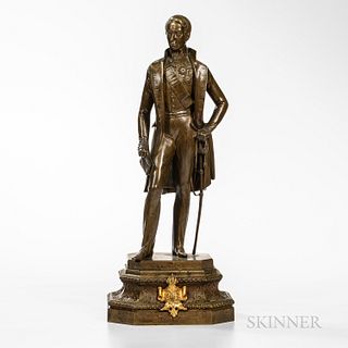 Bronze Figure of an Officer/Statesman