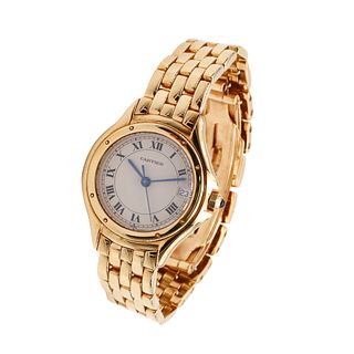 Cartier Cougar 18k Gold Watch 887904