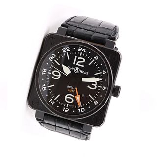 Bell & Ross Men's Watch BR01-93 GMT Automatic