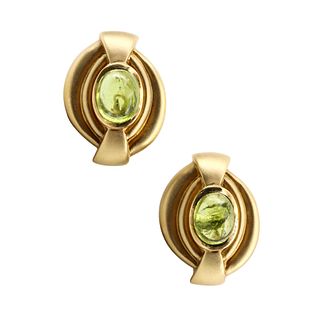 Vahe Naltchayan 18k Gold & Peridot Earrings