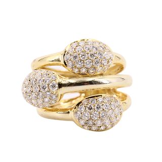 Diamonds & 18k gold Ring