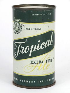 1958 Tropical Extra Fine Ale 12oz  140-04 Flat Top Tampa, Florida