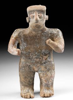 Lovely Colima Polychrome Figure - Standing Male