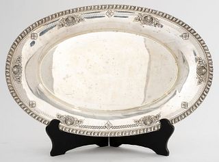 Wallace Sterling Silver Oval Platter