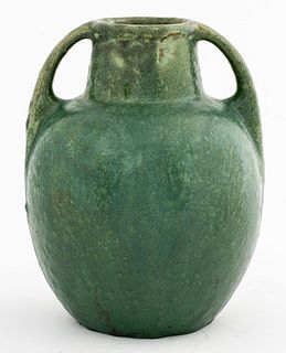 Arts & Crafts Fulper Pottery Green Vase
