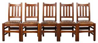 Stickley Brothers Dining Chairs, set of 5