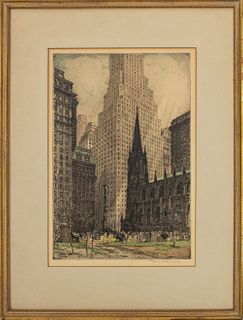 Tanna Kasimir-Hoernes Color Etching, New York City