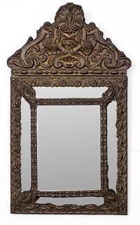 19th C. Italian Renaissance Style Repousse Mirror