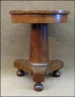 MINIATURE EMPIRE CENTER TABLE OR TABORET