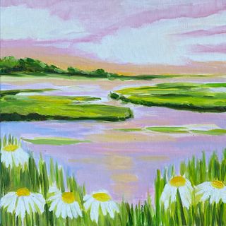Amy Dare Middleton, Pink Marsh View