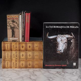Libros sobre tauromaquía.Los Toros. Tratado Técnico e Histórico / La Tauromaquía de Pereza / Historia del Toreo. Piezas: 10.