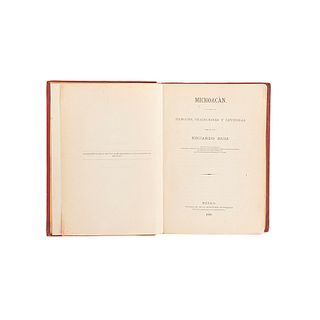 Ruiz, Eduardo. Michoacán. Paisajes, Tradiciones y Leyendas. México: Oficina Tip. de la Secretaría de Fomento, 1900.