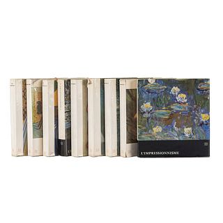 Colección Skira sobre Pintores y Arte Europeos. París: Editions d´Art Albert Skira, 1954.  -Degas. -Van Gogh. -Picasso... Piezas: 9.