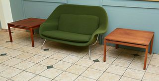 Pair of Knoll Wooden Side Tables