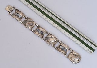 Georg Jensen Moonstone Silver Bracelet