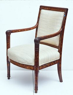 Dutch Marquetry Arm Chair