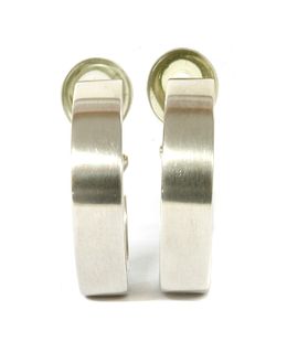 A pair of silver Georg Jensen earrings,