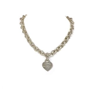 A sterling silver 'Return to Tiffany' heart tag necklace, by Tiffany & Co.,
