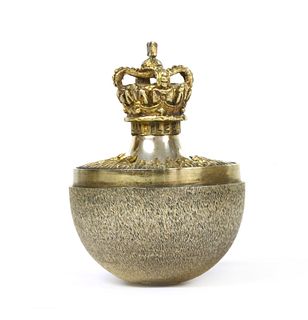 A silver gilt Jubilee egg by Stuart Devlin