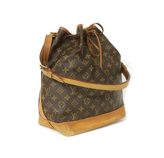 A Louis Vuitton monogrammed canvas Noe drawstring bag,