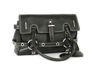 A Luella black leather Baby Gisele handbag,