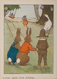 Reproduction Prints of Peter Rabbit Illustrations by Margaret Campbell Hoopes 