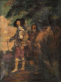 Illustration Painting of Musketeers 