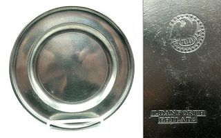 Pewter Plate by Thomas Danforth III
