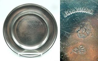 Pewter Plate by Love