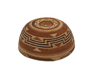 A Hupa/Kurok basketry hat