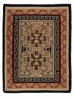 A Teec Nos Pos Navajo pictorial rug