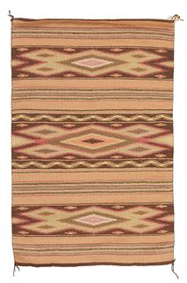 A Navajo Wide Ruins rug, by Geraldine Begay